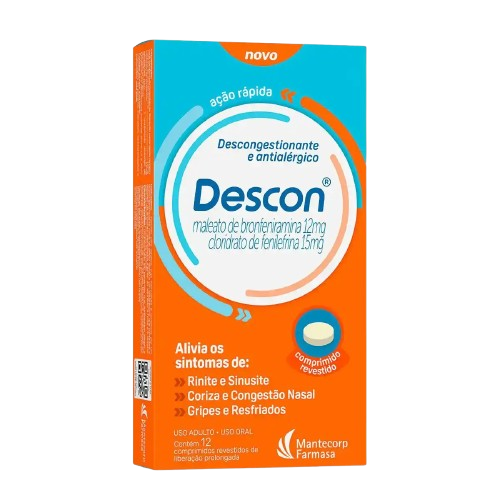 Descon Cartela 12 Comprimidos