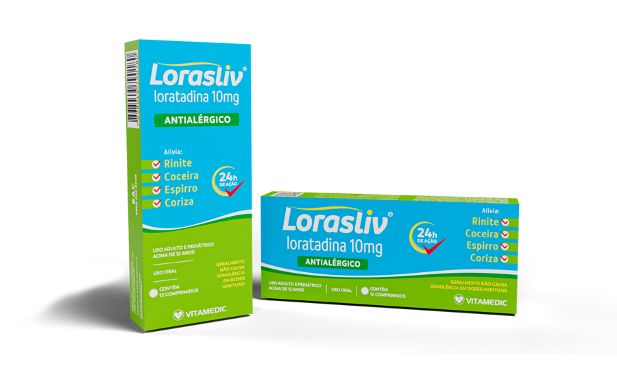 Lorasaliv 10 mg 2 Caixas